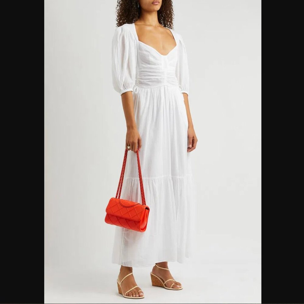 MARANT ÉTOILE Leoniza tiered gathered cotton-voile maxi dress